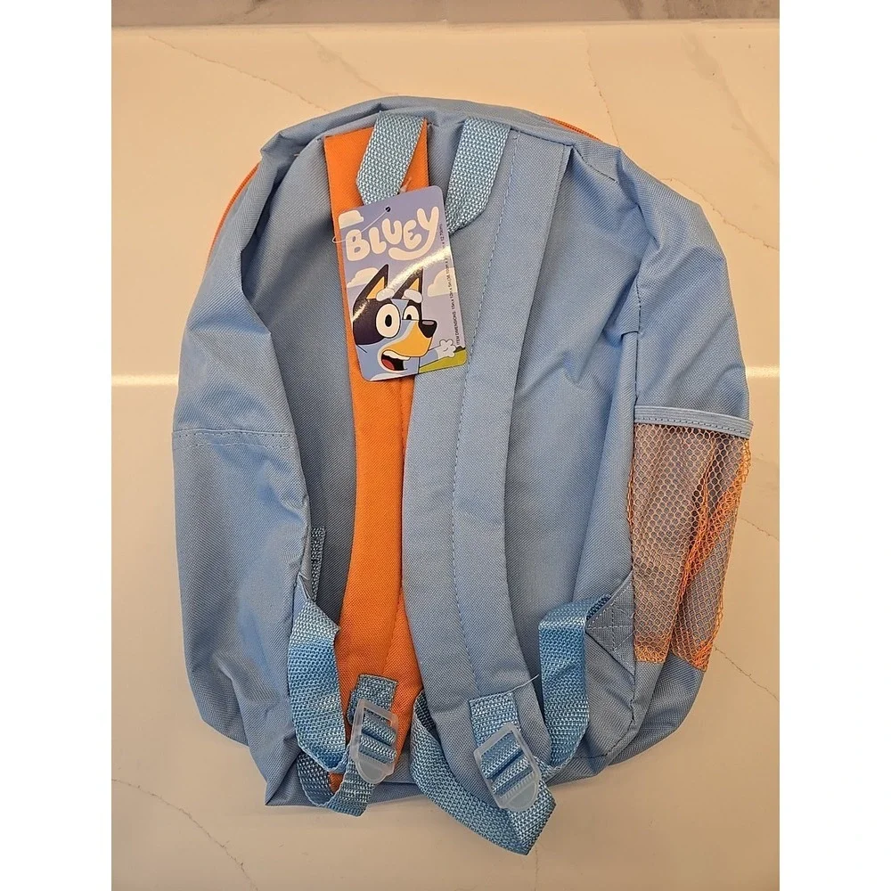 Bluey 15 inch Back Pack with‎ side pocket new with tags